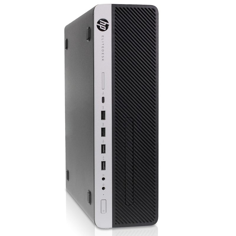 PC Computer Ricondizionato HP EliteDesk 800 G4 SFF Intel i5-8400 Ram 8GB DDR4 SSD 240GB Windows 8 COA