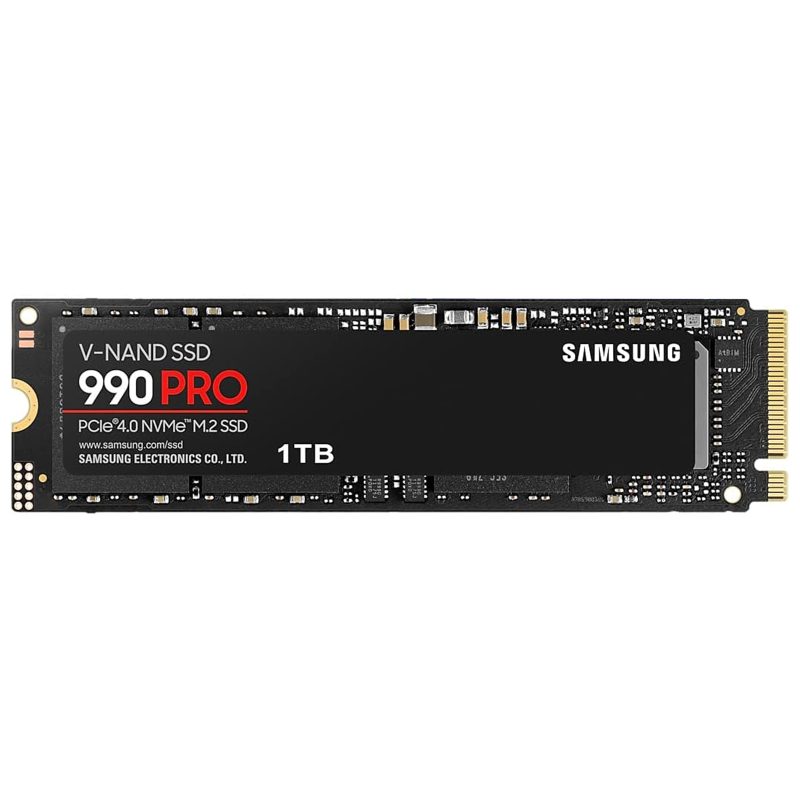Samsung SSD 990 Pro M.2 1TB NVMe PCIe 4.0 x4 MZ-V9P1T0BW Samsung SSD 990 Pro M.2 1TB NVMe PCIe 4.0 x4 MZ-V9P1T0BW