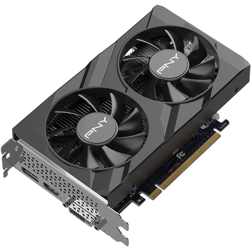 Scheda Video PNY Nvidia GeForce RTX 3050 6GB GDDR6 VERTO Dual Fan Edition DLSS 3 Scheda Video PNY Nvidia GeForce RTX 3050 6GB GDDR6 VERTO Dual Fan Edition DLSS 3
