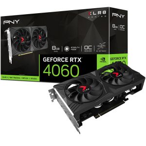 Scheda Video PNY Nvidia GeForce RTX 4060 8GB GDDR6 XLR8 VERTO Overclocked Dual Fan Edition DLSS 3