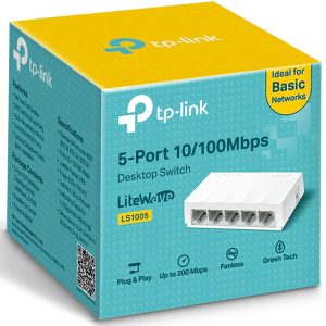 Switch Ethernet 5 Porte RJ45 10/100 Mbps TP-Link LS1005