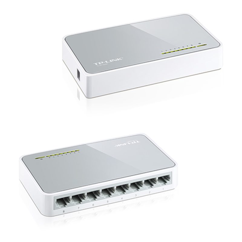 Switch Ethernet 8 Porte RJ45 10/100 Mbps TP-Link TL-SF1008D Switch Ethernet 8 Porte RJ45 10/100 Mbps TP-Link TL-SF1008D