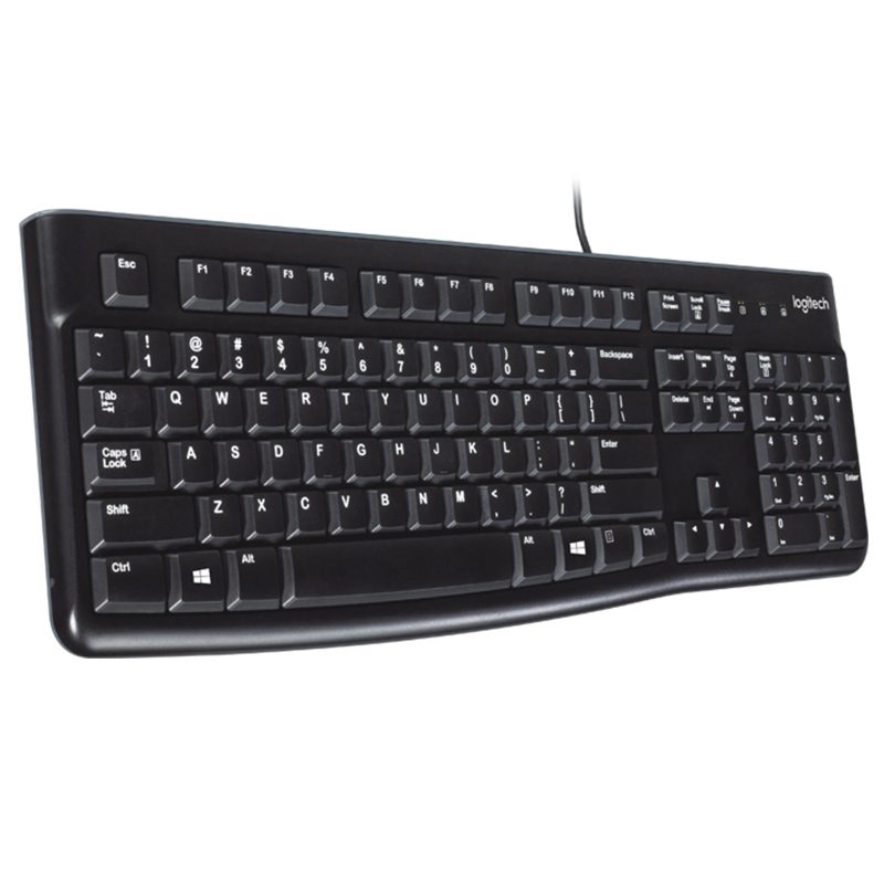 Tastiera USB Logitech K120 Nera Layout Italiano Tastiera USB Logitech K120 Nera Layout Italiano