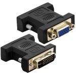 Techly Adattatore Video da DVI-I (24+5) Maschio a VGA Femmina DVI-8700T