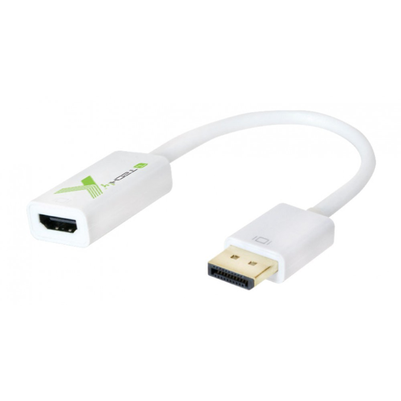Techly DP-HDMIFP Adattatore Video da Display Port Maschio a HDMI Femmina Techly DP-HDMIFP Adattatore Video da Display Port Maschio a HDMI Femmina