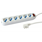 Techly IUPS-PCP-16BKP Ciabatta Elettrica Multipresa 6 Prese