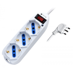 Techly IUPS-PCP-3SP10 Ciabatta Elettrica Multipresa 3 Prese Techly IUPS-PCP-3SP10 Ciabatta Elettrica Multipresa 3 Prese