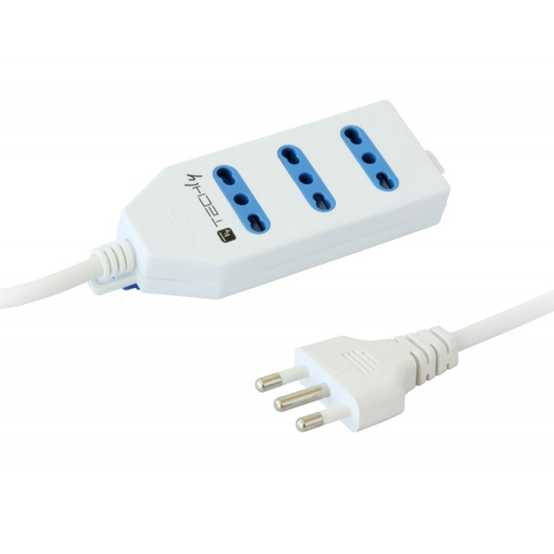 Techly IUPS-PCP-413 Ciabatta Elettrica Multipresa 3 Prese Techly IUPS-PCP-413 Ciabatta Elettrica Multipresa 3 Prese