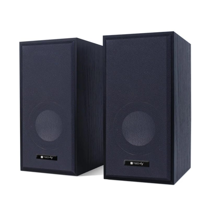 Techly Set Casse Altoparlanti In legno 6W ICC SP-320WTY Techly Set Casse Altoparlanti In legno 6W ICC SP-320WTY