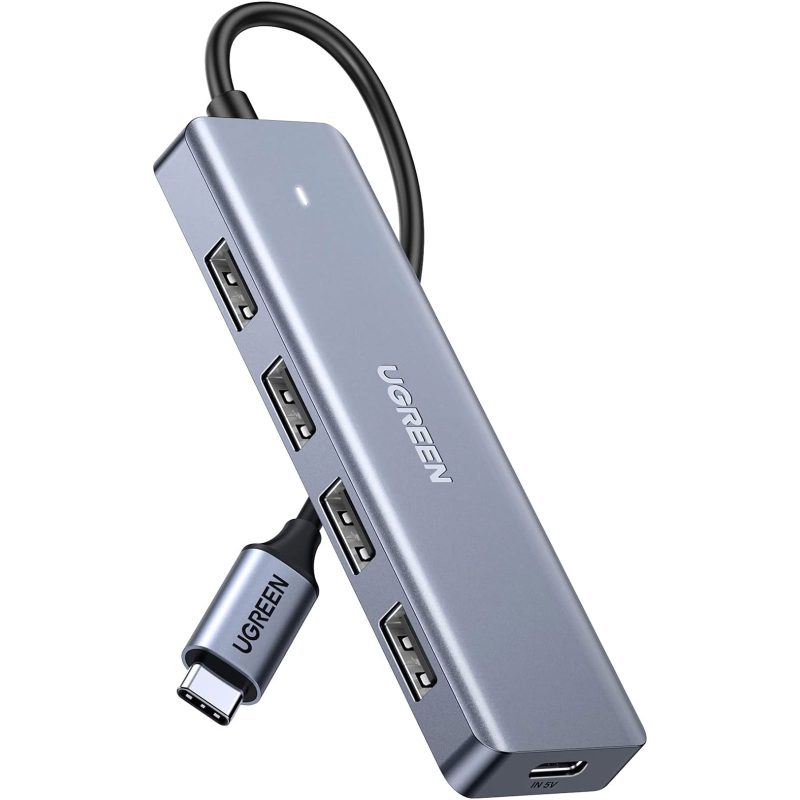 UGREEN Hub USB 3.0 4 porte USB 3.0 e USB-C Power Supply 70336 UGREEN Hub USB 3.0 4 porte USB 3.0 e USB-C Power Supply 70336