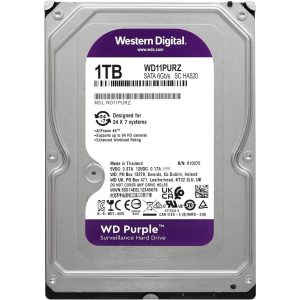 Western Digital WD Purple Surveillance Hard Disk 1TB SATA III 3.5" WD11PURZ