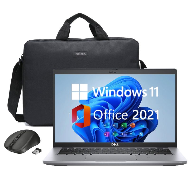 Dell Latitude 5420 Notebook 14" Full HD Intel i5-1145G7 Ram 16GB SSD 512GB Win 11 Office 2021 + Borsa e Mouse (Ricondizionato G