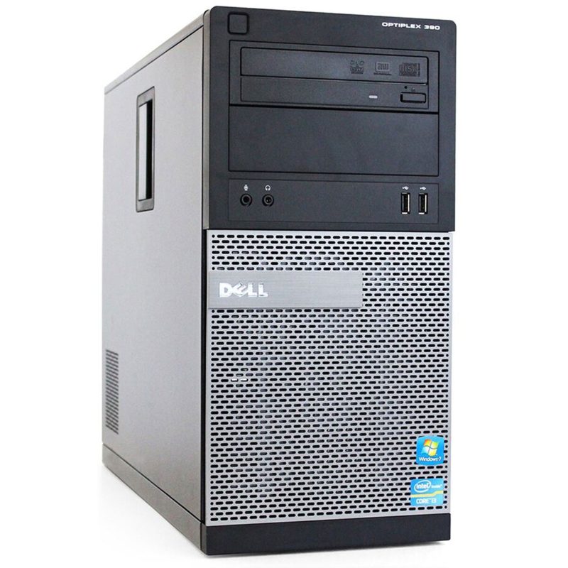 Dell Optiplex 390 Tower Computer Intel i5-2400 Ram 16GB SSD 240GB HDD 500GB DVD-ROM Freedos (Ricondizionato GRADO B)