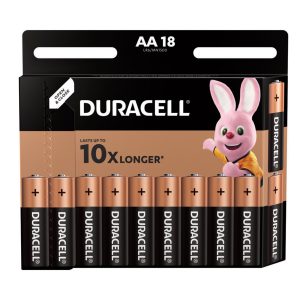 Duracell Alkaline 18 Batterie AA Stilo LR6 1.5V