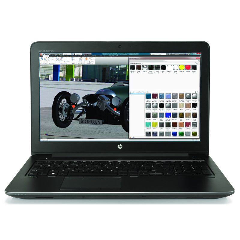 HP ZBook 15 G4 Notebook 15.6" Intel i7-7820HQ Ram 16Gb SSD 256Gb Nvidia Quadro M2200M (Ricondizionato Grado A)