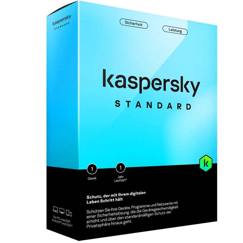 Kaspersky Standard Antivirus Protection Box (5 Dispositivi Kaspersky Standard Antivirus Protection Box (5 Dispositivi