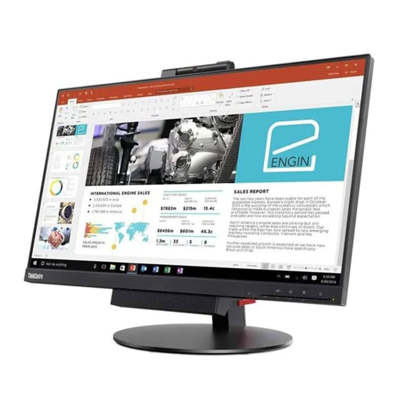 Lenovo All-In-One ThinkCentre TIO 22" Gen3 + PC Tiny M93p Intel i7-4765T Ram 16Gb SSD 240Gb Webcam Freedos (Ricondizionato Grad