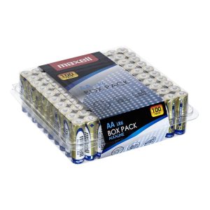 Maxell 100 Batterie AA Stilo R6 1.5V