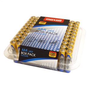 Maxell 100 Batterie AAA Ministilo R03 1.5V