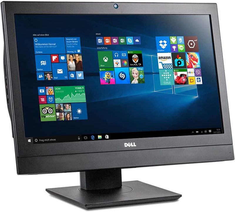 PC Computer All-In-One Ricondizionato Dell OptiPlex 7440 AIO 23" Intel i5-6400 Ram 16GB SSD 512GB Webcam Grado B