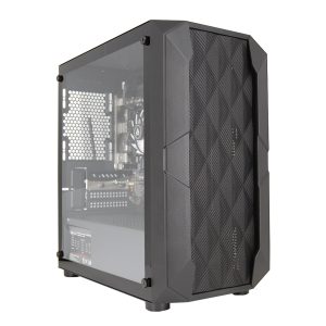 PC Computer Assemblato PRO CPU Intel i3-14100 Ram 64GB SSD 1TB WiFi BT Nero Freedos