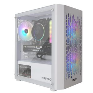 PC Computer Gaming Assemblato Intel i5-12400F Ram 16GB SSD 1TB RTX 5050 8GB GDDR6 Bianco